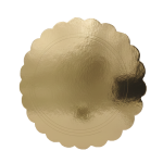 Dischi oro/nero bordo merlettato personalizzati